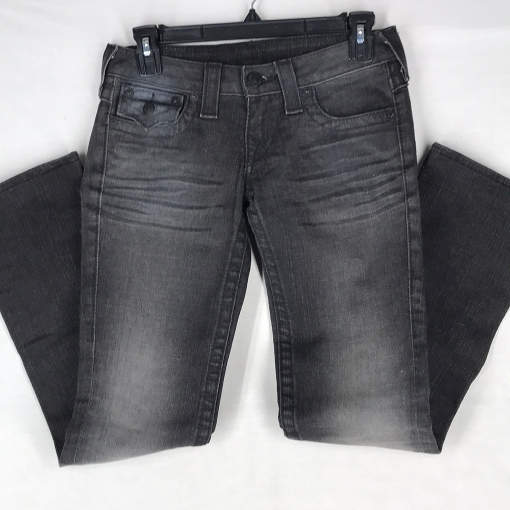 True Religion dark wash Billy jeans size 25 EUC